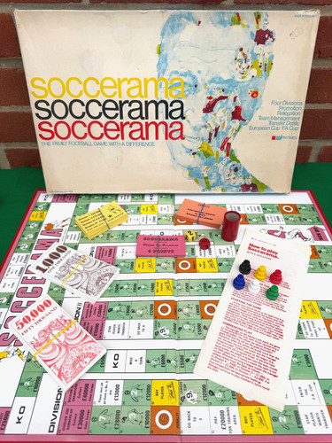Soccerama board game 1968 - soccerama,