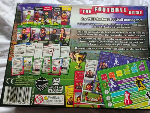 The football game board - football, (board