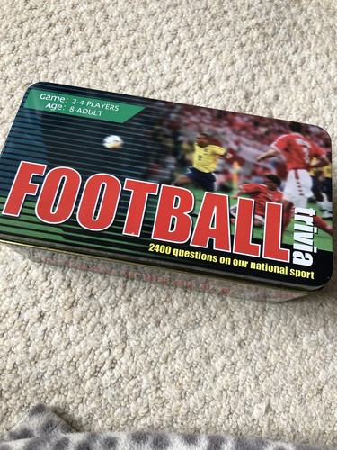 Vintage football trivia game