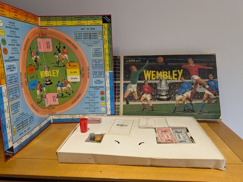 Vintage wembley football board - vintage,